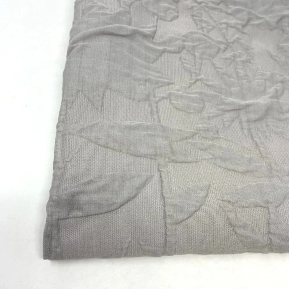 West Elm Euro Sham Handstitched Quilted  26in‎ x26in Gray 100% Cotton